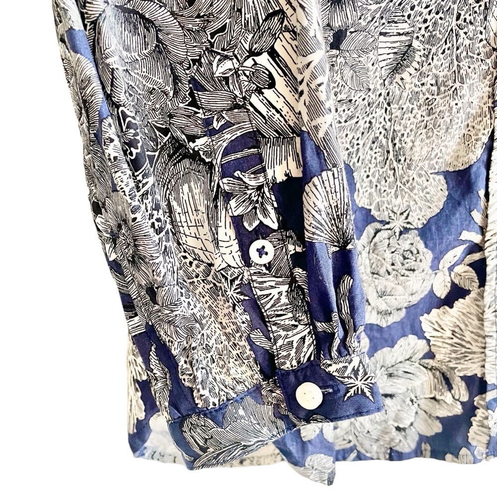 J. Crew Collection Ratti seashell long sleeve blouse - Picture 7 of 8